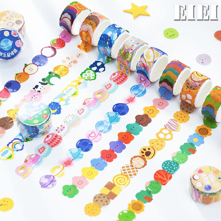 即日出荷/海外マスキングテープ 1枚ずつ剥がせる 透ける 書ける ◇全10