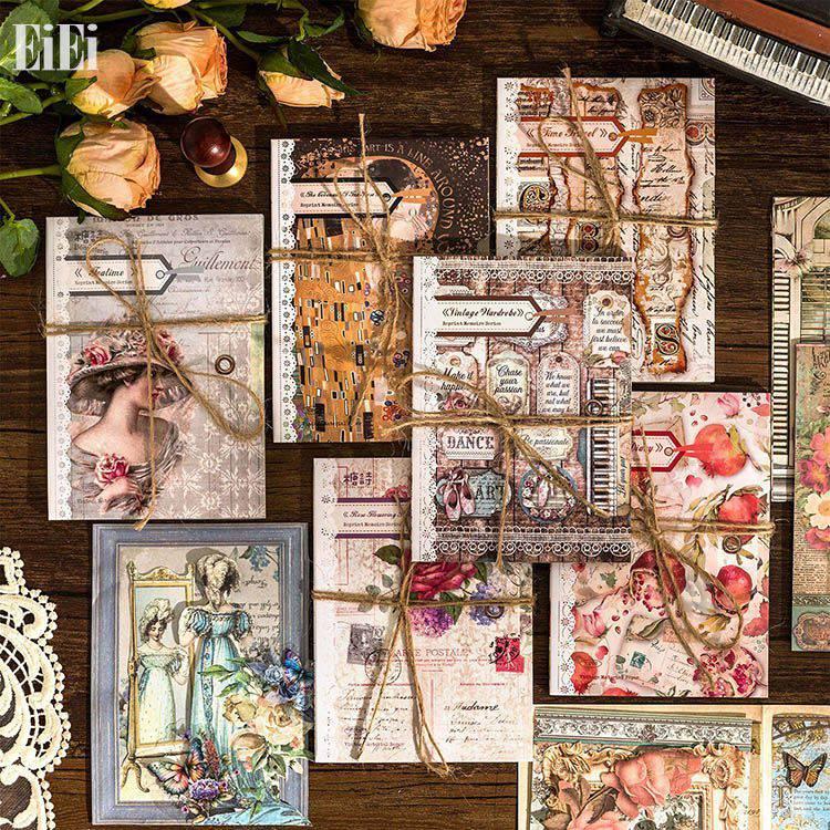 即納 素材紙ブック 海外デザインペーパー ヴィンテージ レース