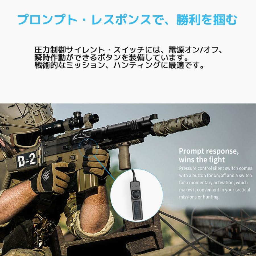 XTAR エクスター TZ28 1500lm LED タクティカルライト 懐中電灯