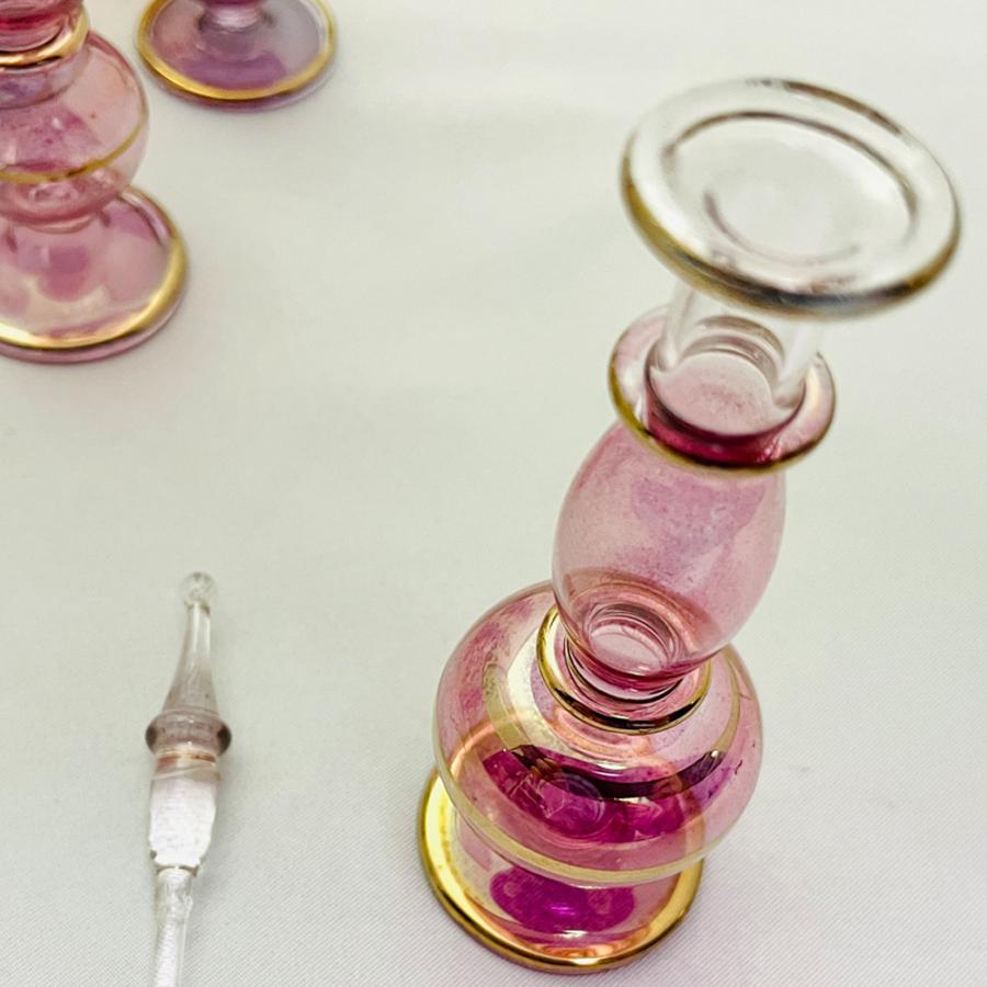 エジプトガラス 香水瓶 50本セット 高さ 9cm CraftsOfEgypt ガラス