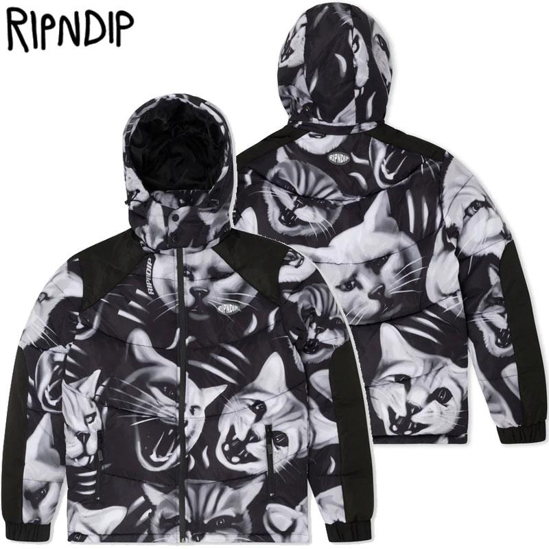 RIPNDIP（リップンディップ） 送料無料 RIPNDIP NEON CAT PUFFER