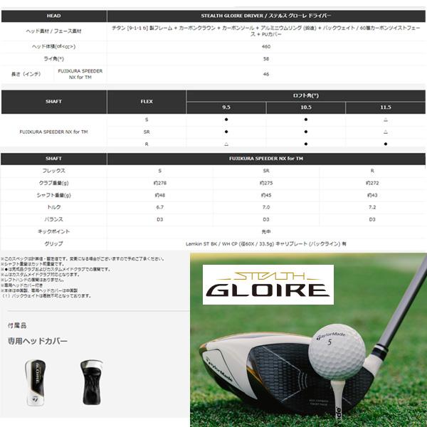 STEALTH GLOIRE テーラーメイド ステルス グローレ ドライバー