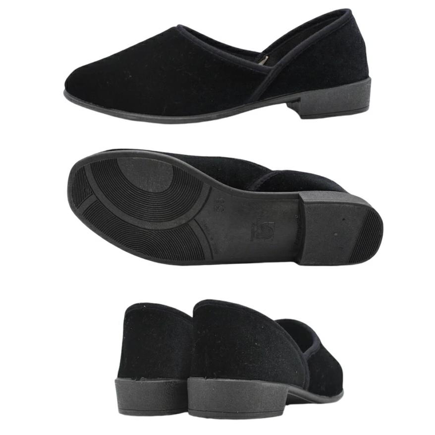 JAVERFLEX（ジャバフレックス） ベルベット スリッポンシューズ 24