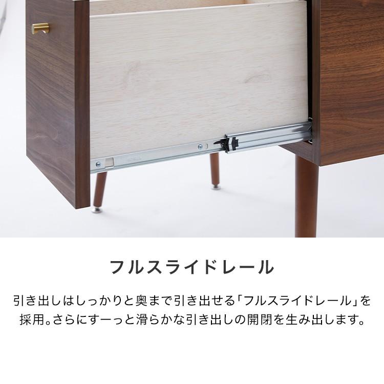 LOWYA（ロウヤ） ドレッサー デスク 幅110 PCデスク 化粧台 鏡台