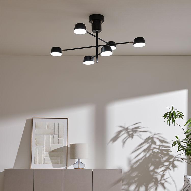 LOWYA（ロウヤ） シーリングライト 6灯 照明 天井照明 ライト LED LED