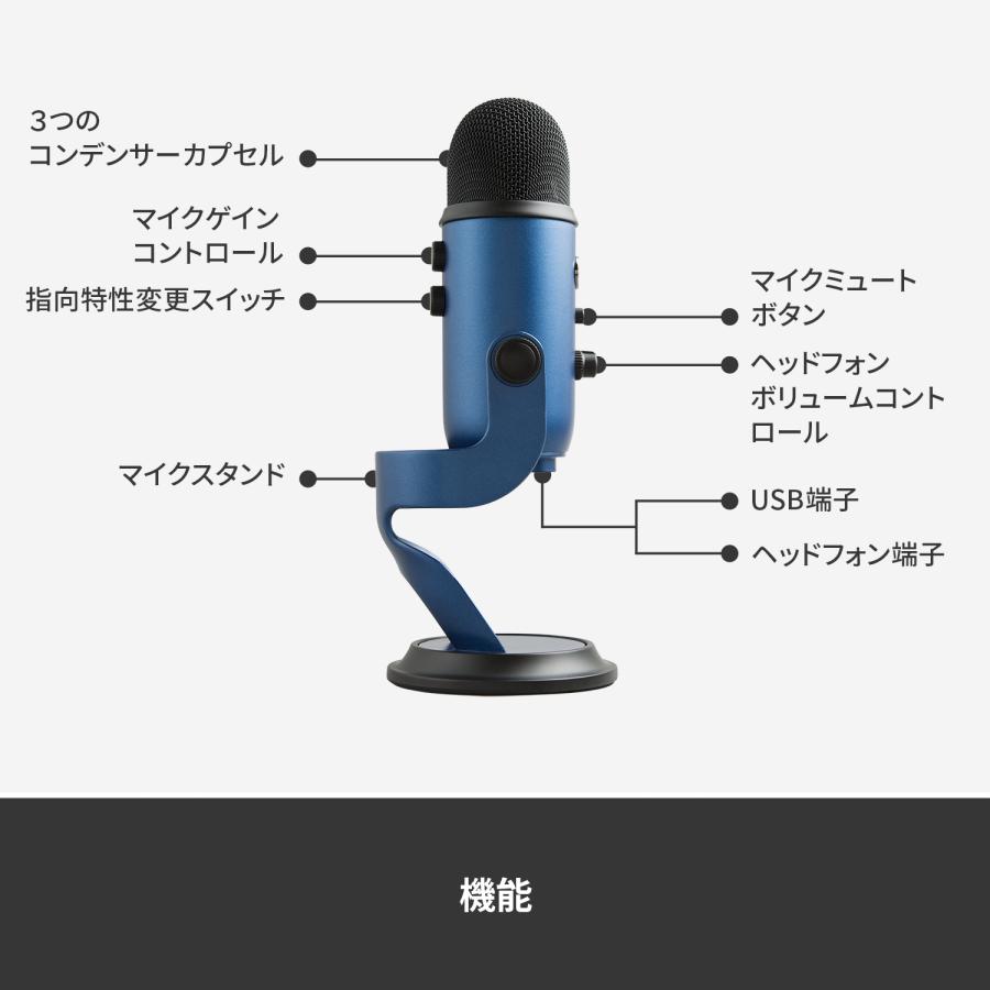 Blue Microphones コンデンサーマイク Logicool G Blue Yeti BM400 USB