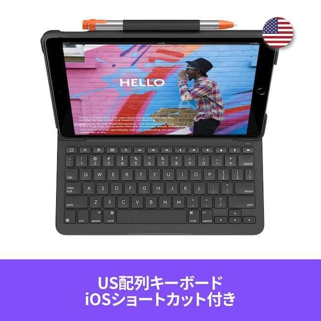 logicool（ロジクール） iPad キーボード ケース SLIM FOLIO iPad 第7