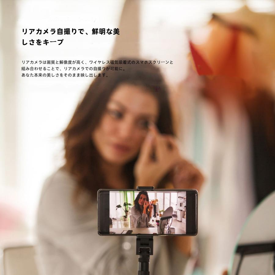 Aniyon 自撮りモニター,ポータブルモニター、磁石付き自撮りスクリーン