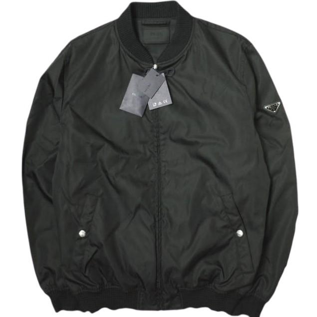 PRADA プラダ 22AW Re-Nylon PLATE LOGO BOMBER JACKET 三角プレート