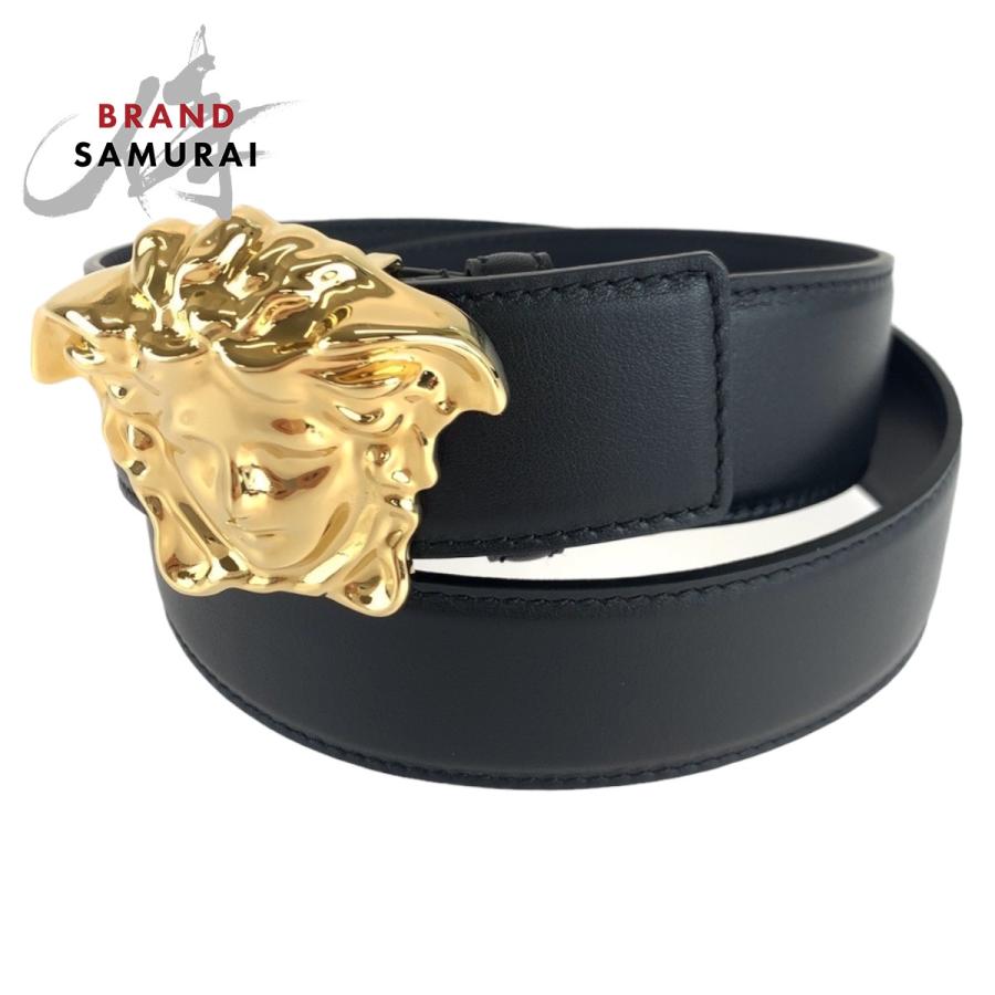 美品 VERSACE ヴェルサーチ メデューサ サイズ90/36 ブラック 黒