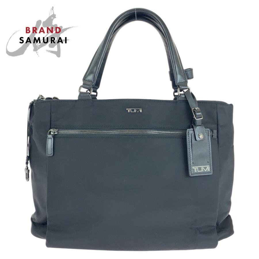 TUMI（トゥミ） 美品 シェリル ブラック シルバー金具 ナイロン トート
