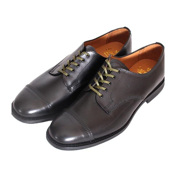 SANDERS（サンダース） 再入荷済 別注素材 1128 ブラック ミリタリー