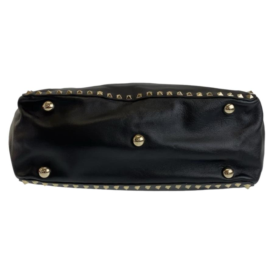 VALENTINO（ヴァレンティノ） 美品 ロックスタッズ ブラック 黒