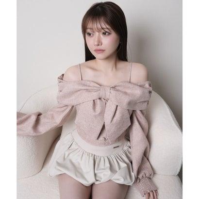 LIP SERVICE（リップサービス） リボンオフショルロングスリーブ