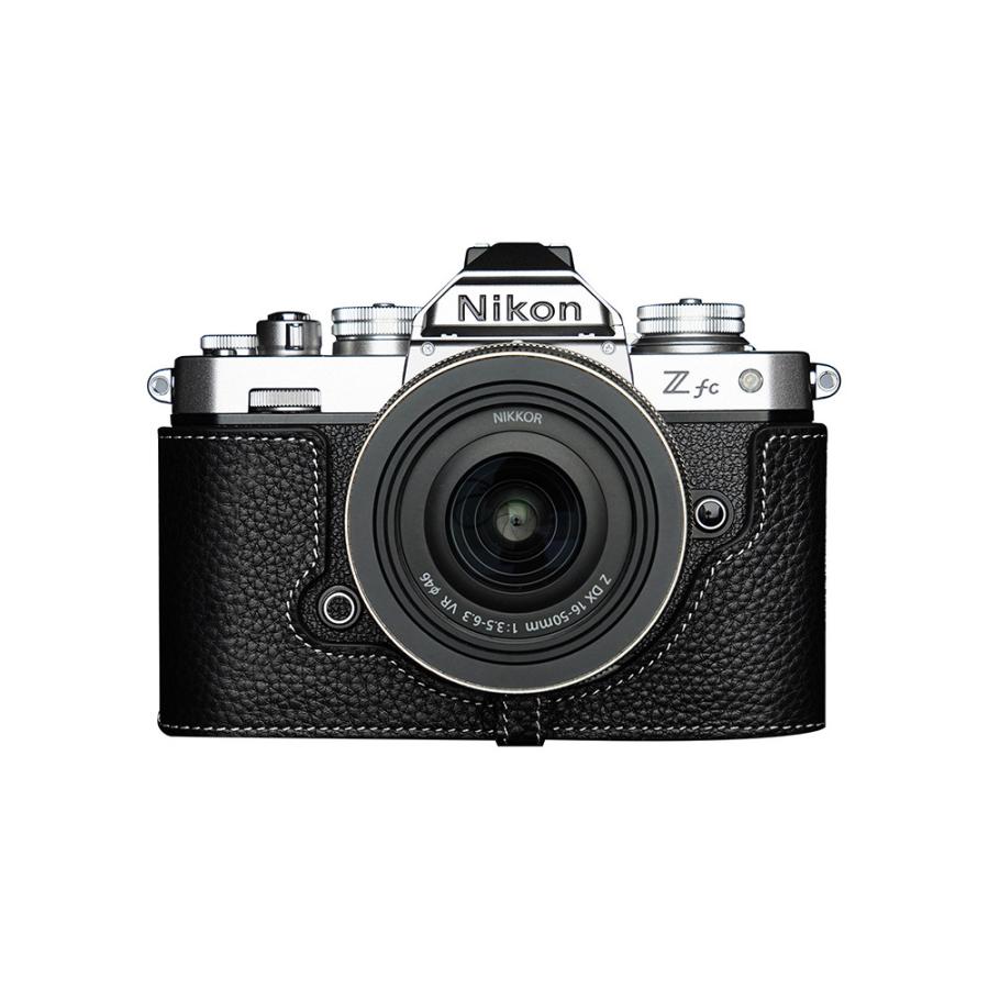 TP Original Nikon Z fc 用 ボディーハーフケース ブラック ［国内正規