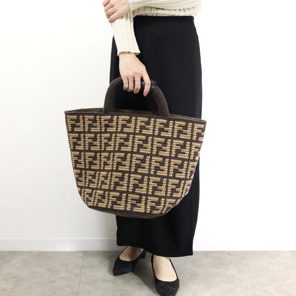 FENDI（フェンディ） Tote Bag トートバッグ ハンドバッグ ニット