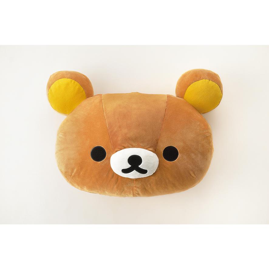 リラックマ ぬいぐるみ顔型クッション（RK-50)Rilakkuma キャラクター