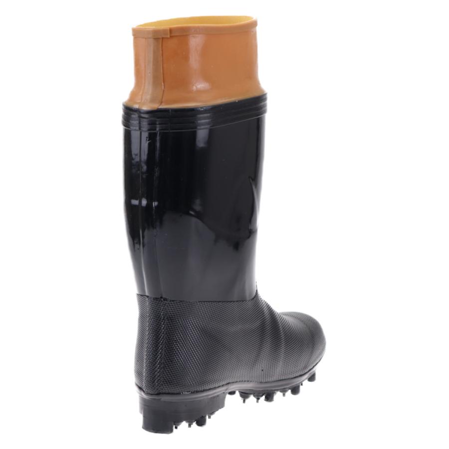 ミツウマ 作業用スパイク長靴 メンズ レインブーツ 山林 登山 山菜取り