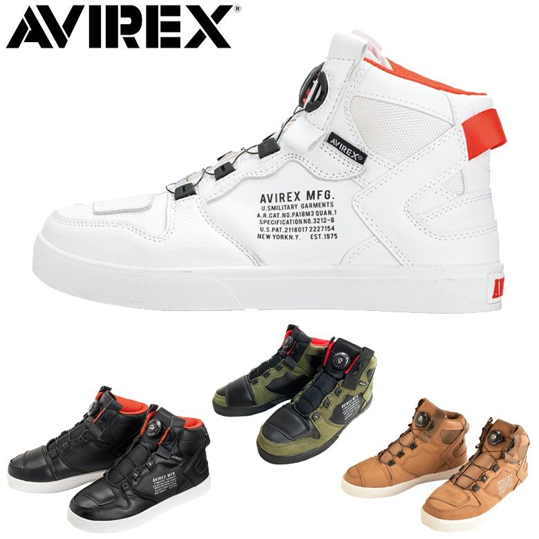 レディースバイク用シューズライディングシューズ スニーカー AVIREX