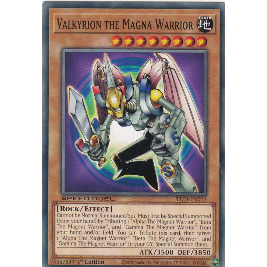 遊戯王 SBCB-EN022 磁石の戦士マグネット・バルキリオン Valkyrion the