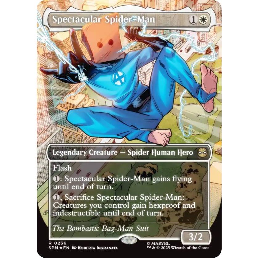 MTG スペクタキュラー・スパイダーマン(Six Arms)テクスチャーFoil MTG