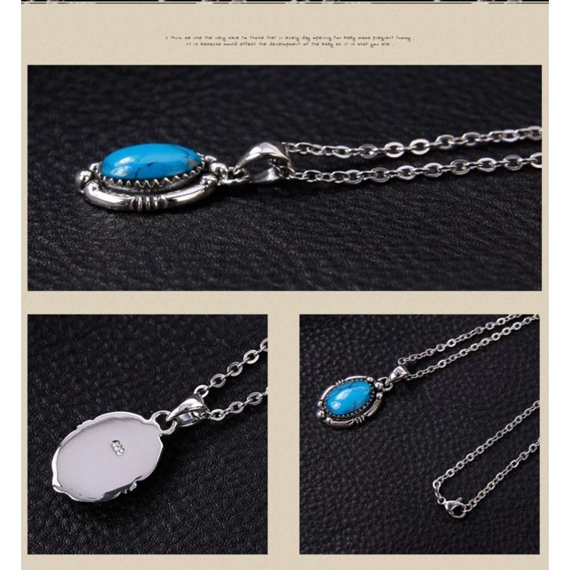 シルバー925 ネイティブジュエリー ターコイズペンダント シルバー