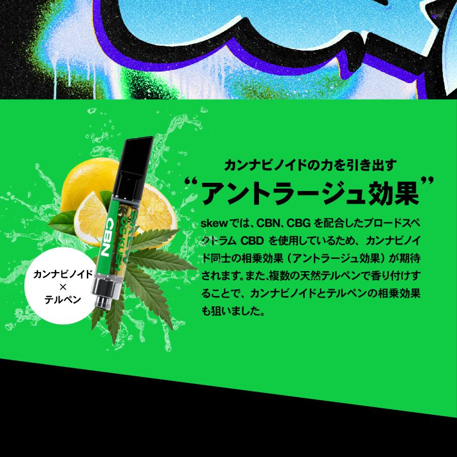 SKEW（スキュー） CBN リキッド 90％ スターターセット CBN 500mg CBD