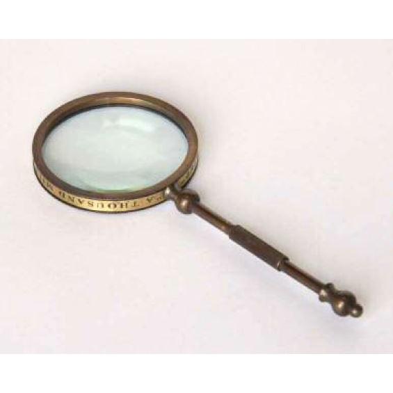 輸入雑貨 ルーペ 天眼鏡 ブラス クラシック 虫眼鏡 アンティーク風