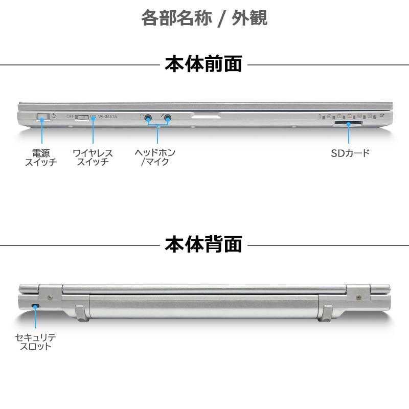 Let's note LX 【フルHD液晶】Panasonic CF-LX5/第6世代 Core i5