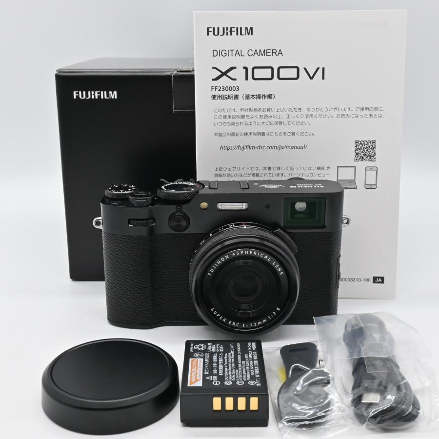 ☆極上品☆FUJIFILM X100VI ブラック ショット数 668回 多言語モデル