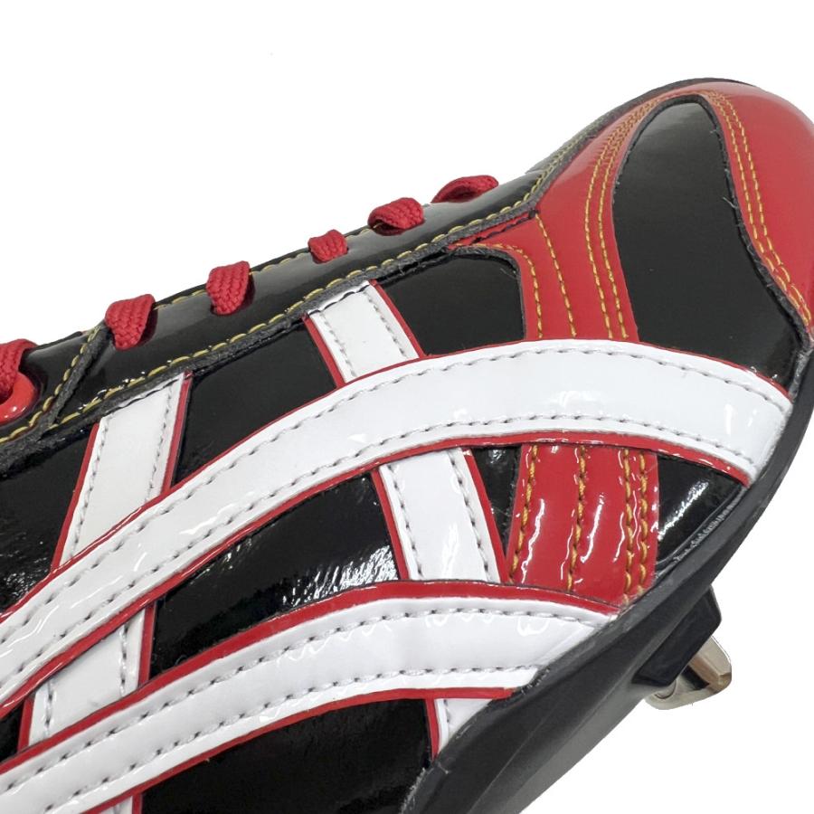 ASICS（アシックス） 【サイズ交換送料無料】ブラック×レッド 野球