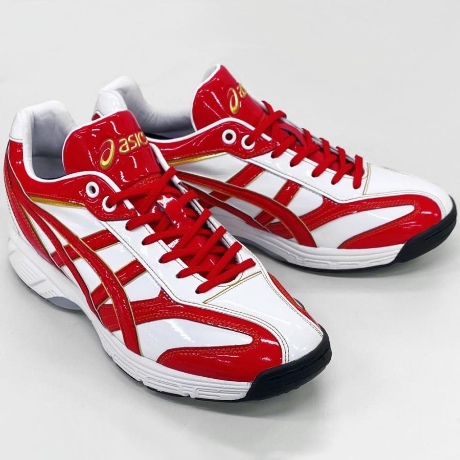 ASICS（アシックス） 【サイズ交換送料無料】ホワイト×レッド 野球