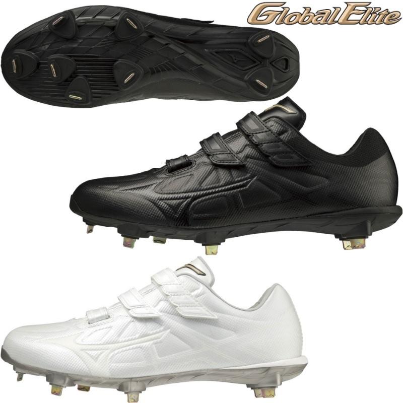 MIZUNO（ミズノ） ブラック26、28cmのみ 野球 3本ベルト 埋込み金具