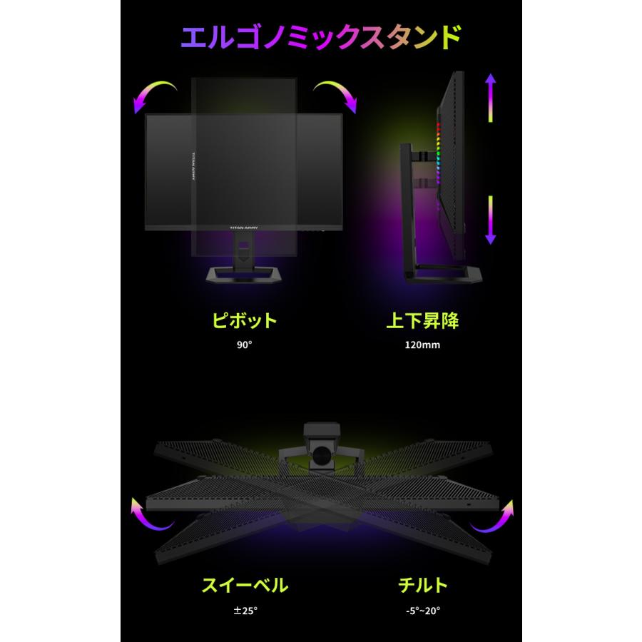 TITAN ARMY 27インチ 量子ドット MiniLED HDR1000相当 WQHD 320Hz