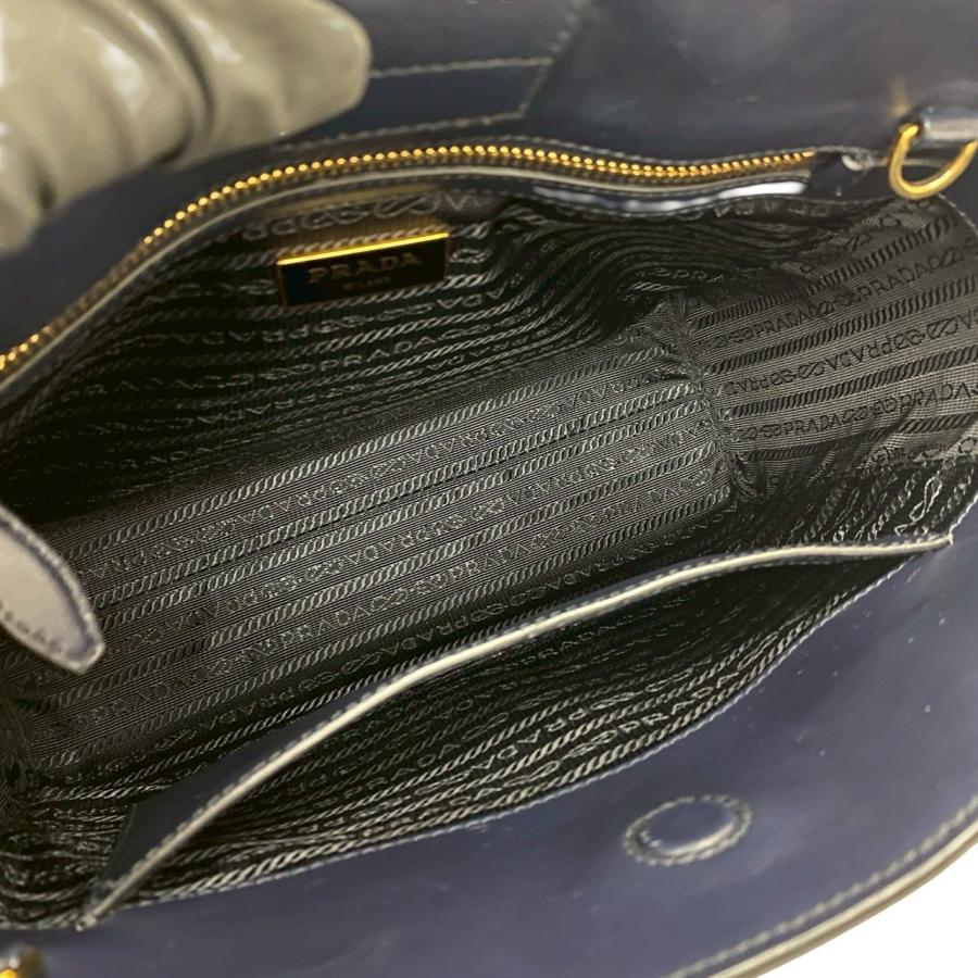PRADA（プラダ） 極 美品 ロゴ 金具 サフィアーノ レザー 本革 2way