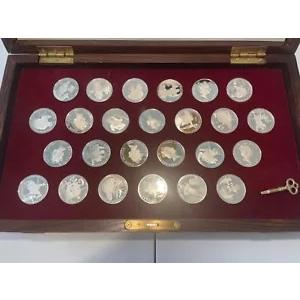 フランクリンミント 1988 クックアイランド 偉大な探検家のコイン - 25