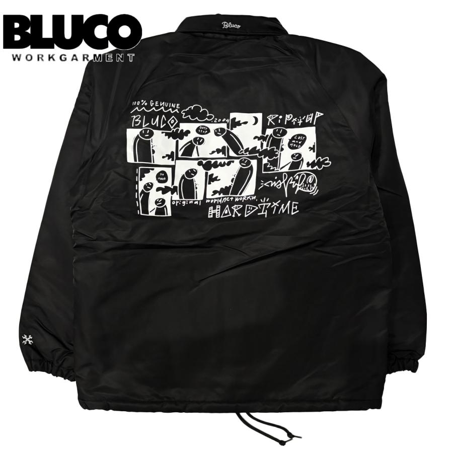 BLUCO（ブルコ） BOA COACH JACKET -Artwork by DISKAH- ボア コーチ