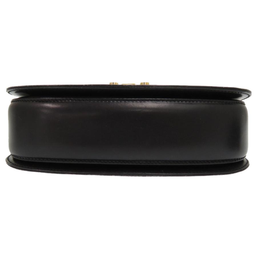 GUCCI（グッチ） レディロック レザー ブラック ゴールド金具 000 46