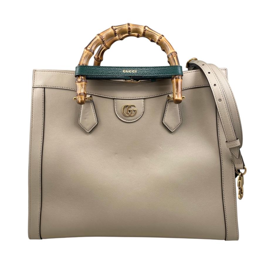 GUCCI（グッチ） トートバッグ ダイアナ バンブー 655658 レザー