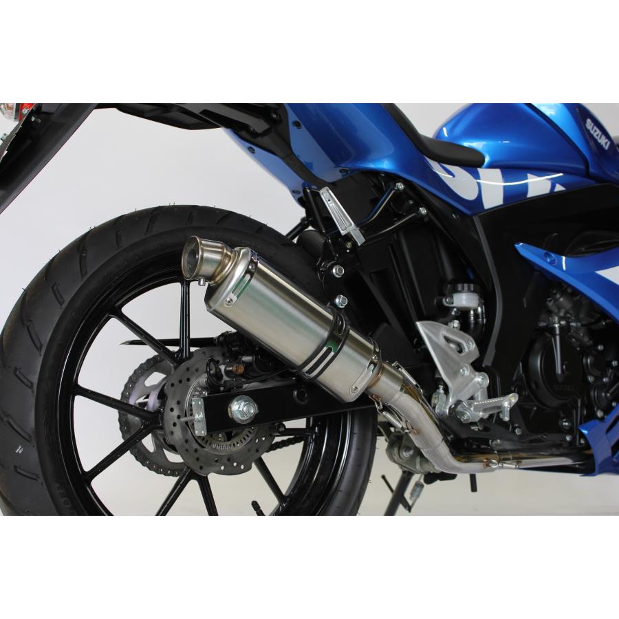 GSX HMS GSX-R125 バイクマフラー 8BJ-DL32D 2BJ-DL33B デルタ SUS
