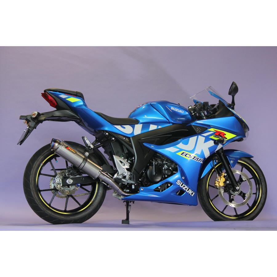 GSX GSX-R125 バイクマフラー DL33B / DL32D メテオ チタン マフラー