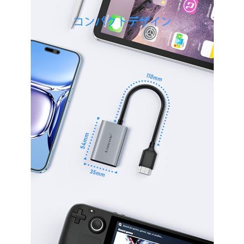 HDMI to USB C 交換アダプター 4K@60Hz Xreal One hub/VITURE AR