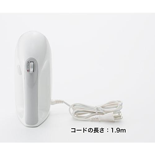 パナソニック ハンドミキサー 泡立て器 速度3段切り替え機能 ホワイト