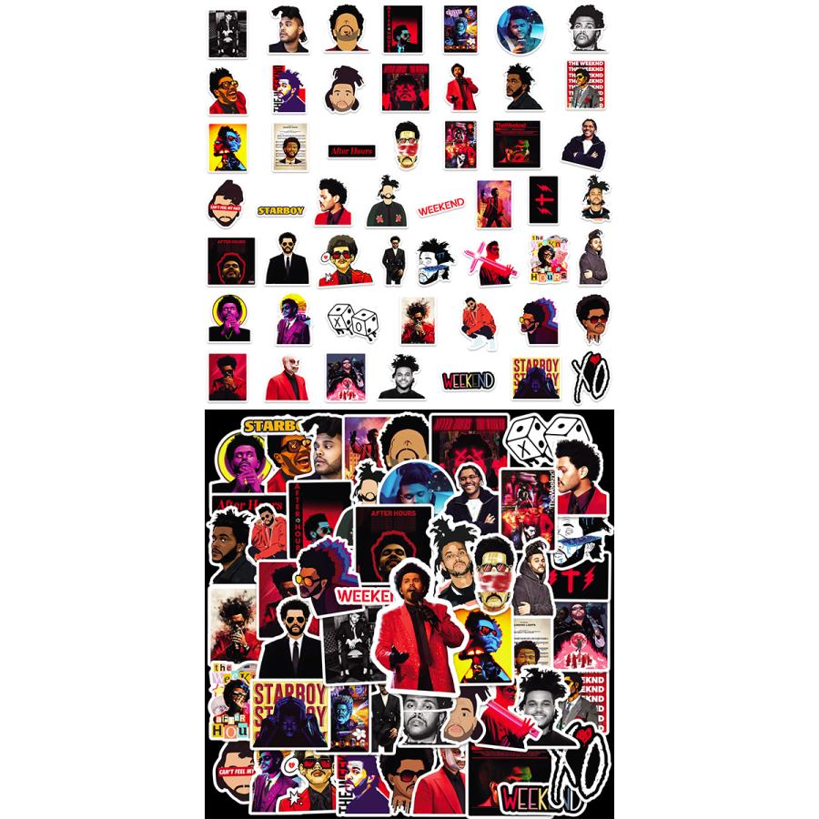 The Weeknd ステッカー 50枚セット PVC 防水 シール ザ ウィークエンド