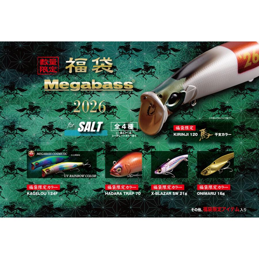 Megabass（メガバス） 処分特価 Megabass 2026福袋 for SALT メガバス