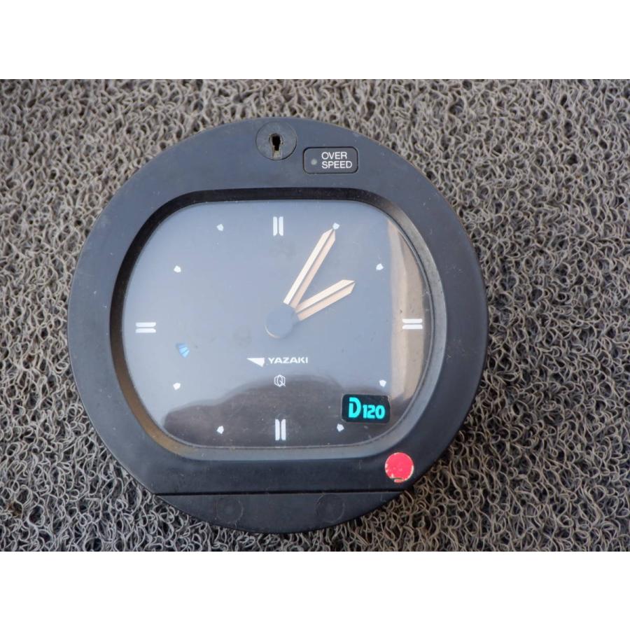YAZAKI 矢崎 アナログ式 運行記録計 タコグラフ メーター カギ欠品