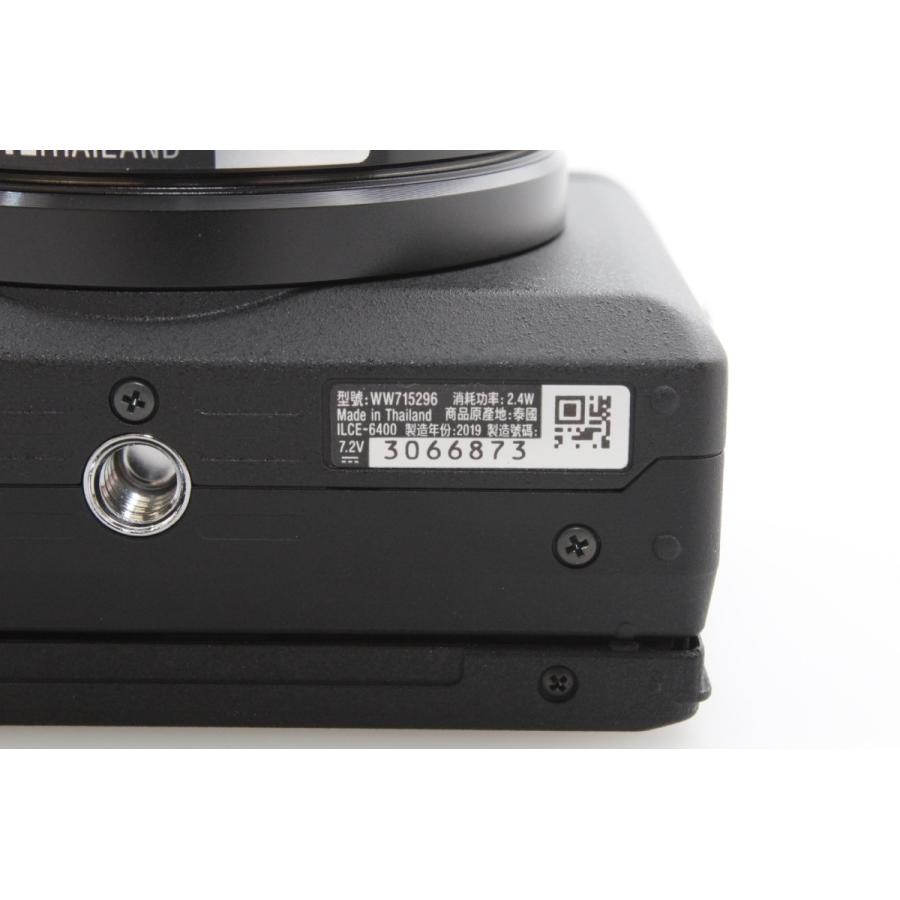 ILCE SONY ILCE-6400Y/B α6400ダブル ズームレンズキット 黒 ブラッ ク