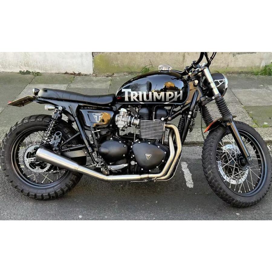 空冷 ボンネビルシリーズ フルエキゾースト マフラー TRACKER TEC