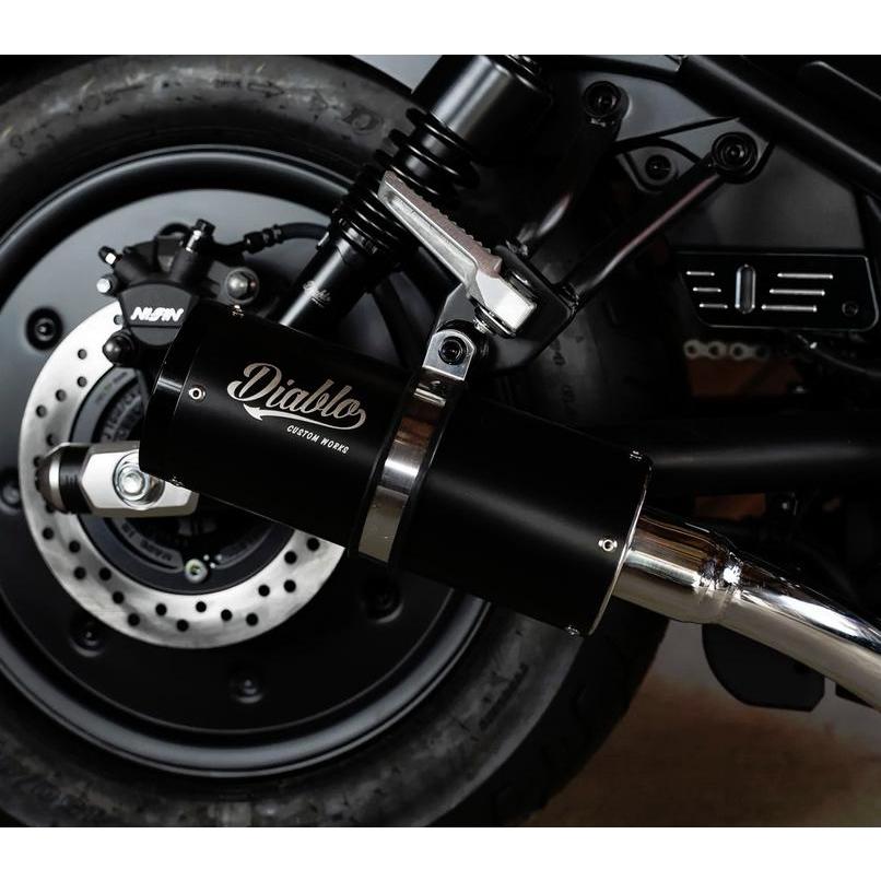 レブル250/300/500 スリップオンマフラー ディアブロカスタム K-SPEED