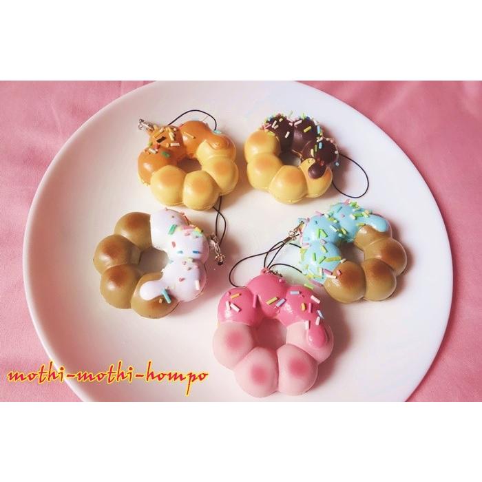 スクイーズ ドーナツ｜可愛い やわらか ストラップ｜食玩 食品サンプル